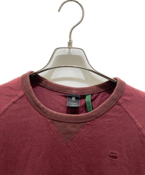G-STAR RAW（ジースターロゥ）G-STAR RAW (ジースターロゥ) 半袖Tシャツ ボルドー サイズ:Lの古着・服飾アイテム