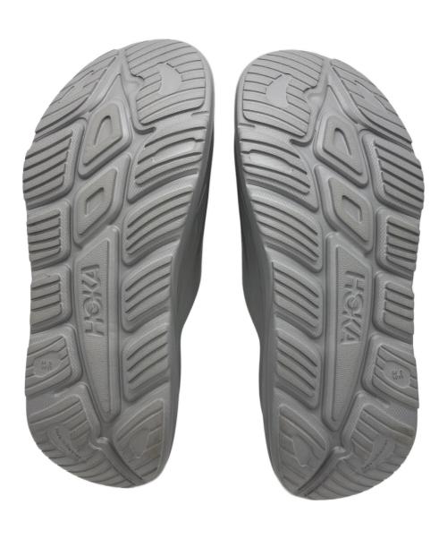 HOKAONEONE（ホカオネオネ）HOKAONEONE (ホカオネオネ) ORA RECOVERY SLIDE 3 グレー サイズ:M9の古着・服飾アイテム