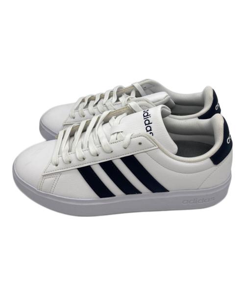 adidas（アディダス）adidas (アディダス) ローカットスニーカー　GRANDCOURT 2.0 M ホワイト サイズ:26.5の古着・服飾アイテム