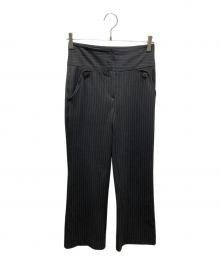 EMPORIO ARMANI（エンポリオアルマーニ）の古着「ストライプパンツ」｜グレー