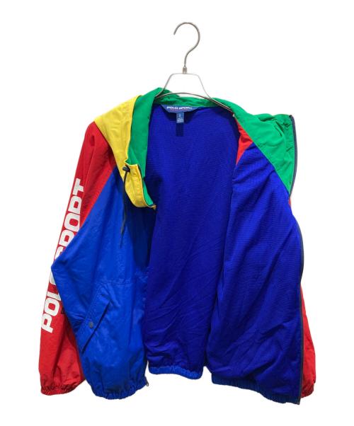 POLO SPORT（ポロスポーツ）POLO SPORT (ポロスポーツ) マルチカラーナイロンジャケット マルチカラー サイズ:Ｌの古着・服飾アイテム