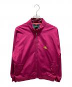 IZODアイゾッド）の古着「ハリントンジャケット」｜パープル