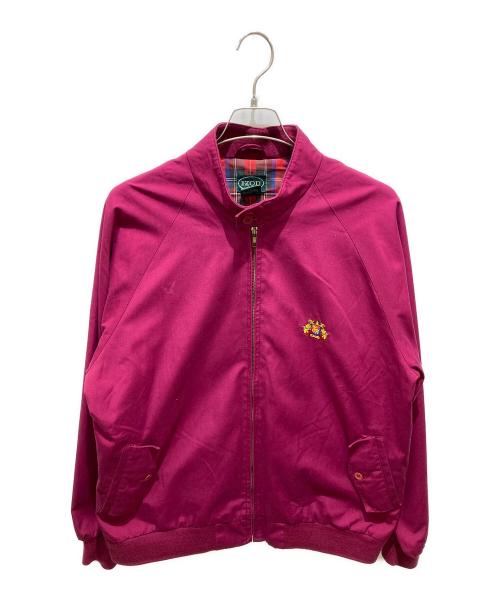 IZOD（アイゾッド）IZOD (アイゾッド) ハリントンジャケット パープル サイズ:Lの古着・服飾アイテム