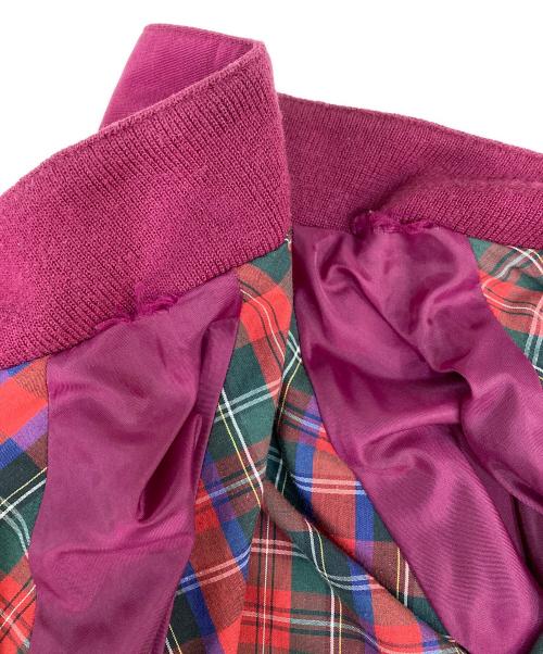 IZOD（アイゾッド）IZOD (アイゾッド) ハリントンジャケット パープル サイズ:Lの古着・服飾アイテム