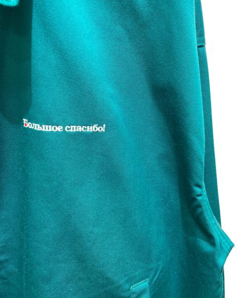 DANKE SCHON（ダンケ シェーン）DANKE SCHON (ダンケ シェーン) コットン ツイル ブルゾン グリーン サイズ:Fの古着・服飾アイテム