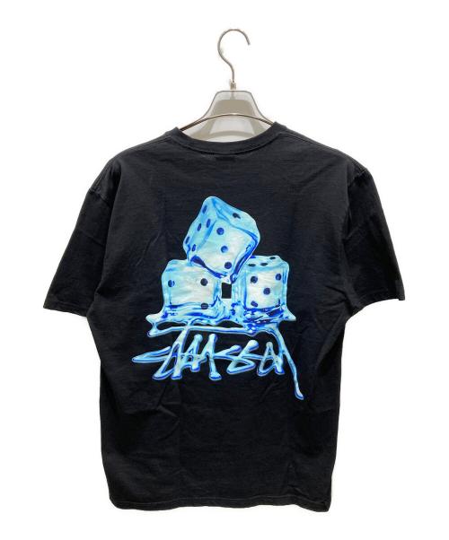 stussy（ステューシー）stussy (ステューシー) MELTED TEE ブラック サイズ:Ｌの古着・服飾アイテム