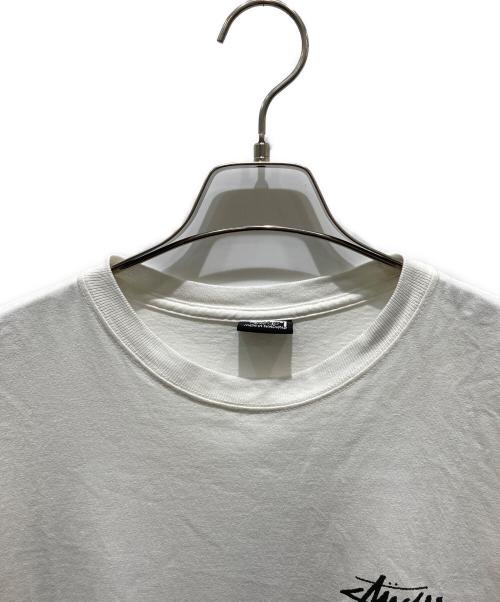 stussy（ステューシー）stussy (ステューシー) 8 BALL TEE ホワイト サイズ:Ｌの古着・服飾アイテム