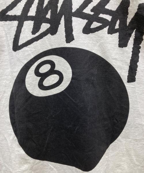 stussy（ステューシー）stussy (ステューシー) 8 BALL TEE ホワイト サイズ:Ｌの古着・服飾アイテム