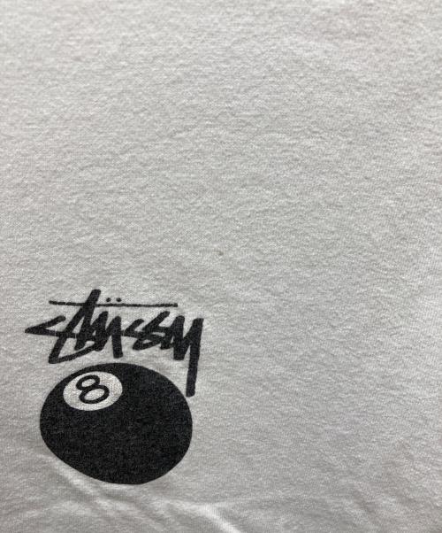stussy（ステューシー）stussy (ステューシー) 8 BALL TEE ホワイト サイズ:Sの古着・服飾アイテム