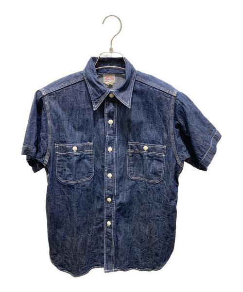 Joe McCOY（ジョーマッコイ）Joe McCOY (ジョーマッコイ) 半袖シャツ ブルー サイズ:14の古着・服飾アイテム