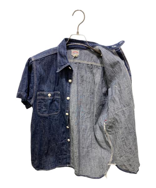 Joe McCOY（ジョーマッコイ）Joe McCOY (ジョーマッコイ) 半袖シャツ ブルー サイズ:14の古着・服飾アイテム