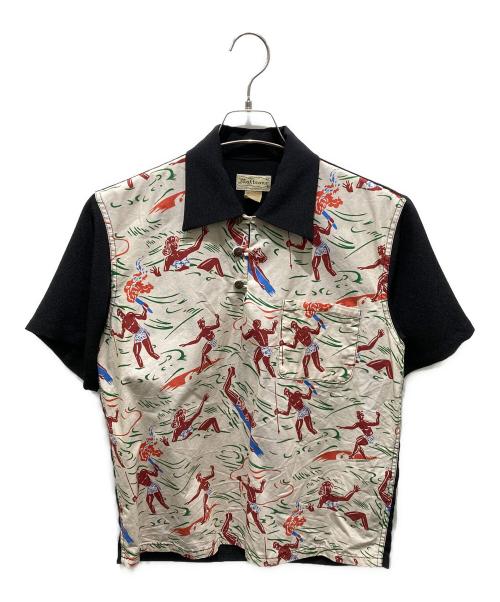 MATTSONS（マトソンズ）MATTSONS (マトソンズ) 半袖シャツ ベージュ サイズ:記載無しの為実寸参照の古着・服飾アイテム