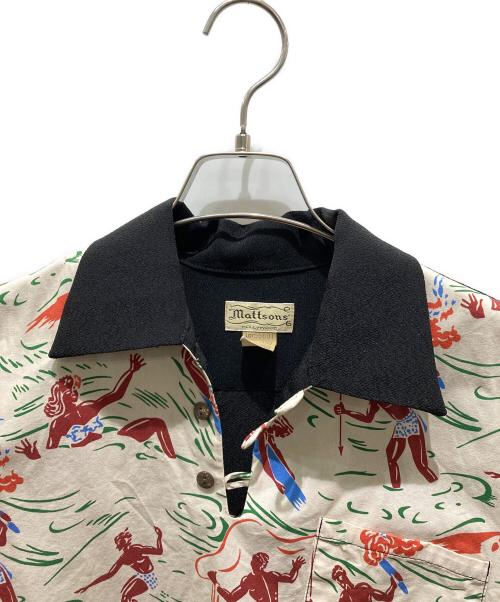 MATTSONS（マトソンズ）MATTSONS (マトソンズ) 半袖シャツ ベージュ サイズ:記載無しの為実寸参照の古着・服飾アイテム