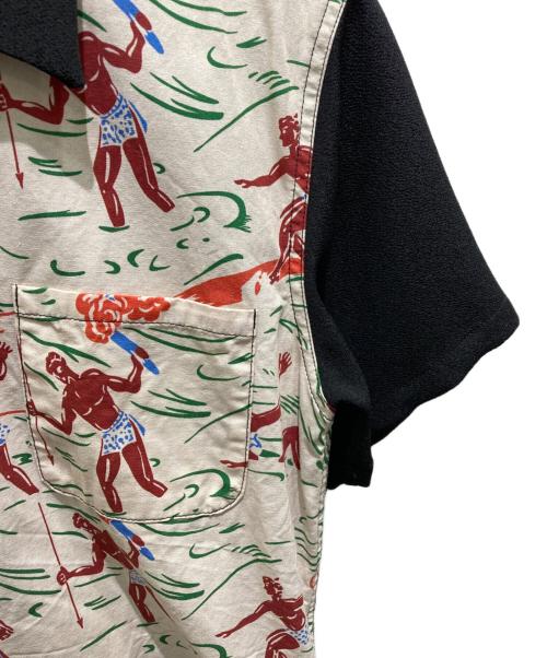 MATTSONS（マトソンズ）MATTSONS (マトソンズ) 半袖シャツ ベージュ サイズ:記載無しの為実寸参照の古着・服飾アイテム