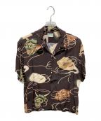 Sun Surfサンサーフ）の古着「アロハシャツ」｜ブラウン