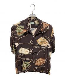 Sun Surf（サンサーフ）の古着「アロハシャツ」｜ブラウン