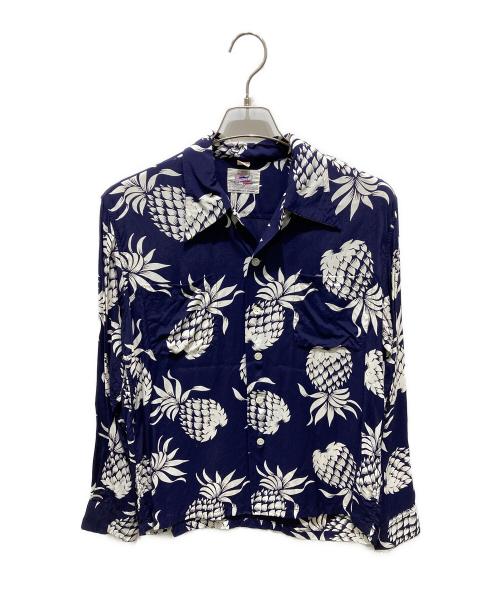 Sun Surf（サンサーフ）Sun Surf (サンサーフ) アロハシャツ ブルー サイズ:Mの古着・服飾アイテム