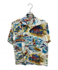 Sun Surf（サンサーフ）の古着「アロハシャツ」｜ホワイト