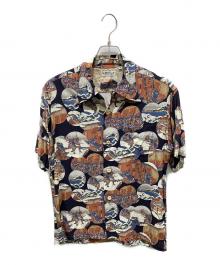 Sun Surf（サンサーフ）の古着「アロハシャツ」｜ブルー