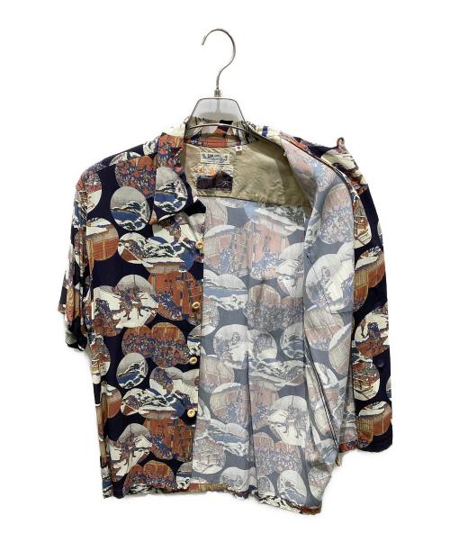 Sun Surf（サンサーフ）Sun Surf (サンサーフ) アロハシャツ ブルー サイズ:Mの古着・服飾アイテム