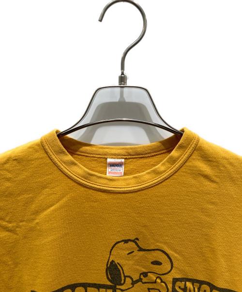 WAREHOUSE（ウエアハウス）WAREHOUSE (ウエアハウス) PEANUTS (ピーナッツ) 半袖カットソー イエロー サイズ:Ｍの古着・服飾アイテム