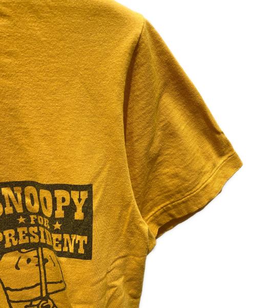 WAREHOUSE（ウエアハウス）WAREHOUSE (ウエアハウス) PEANUTS (ピーナッツ) 半袖カットソー イエロー サイズ:Ｍの古着・服飾アイテム