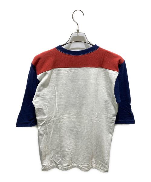 WAREHOUSE（ウエアハウス）WAREHOUSE (ウエアハウス) フットボールTシャツ ホワイト サイズ:38の古着・服飾アイテム