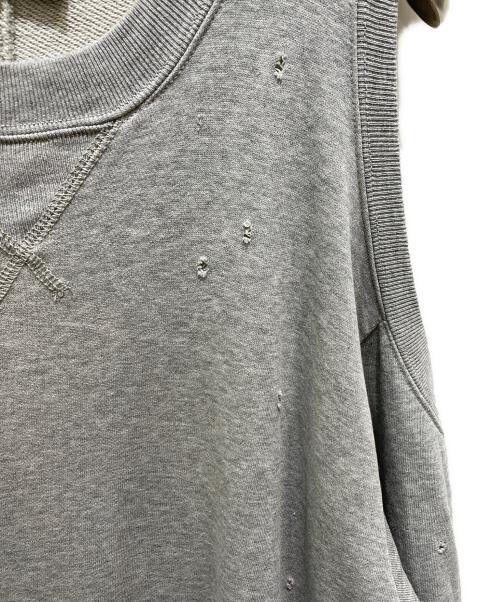 DIESEL（ディーゼル）DIESEL (ディーゼル) オフショルダースウェット ライトグレー サイズ:XXSの古着・服飾アイテム