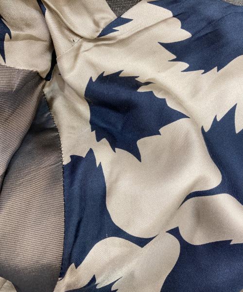 DRIES VAN NOTEN（ドリスヴァンノッテン）DRIES VAN NOTEN (ドリスヴァンノッテン) 01AWウールヘリンボーンブルゾン グレー サイズ:Mの古着・服飾アイテム