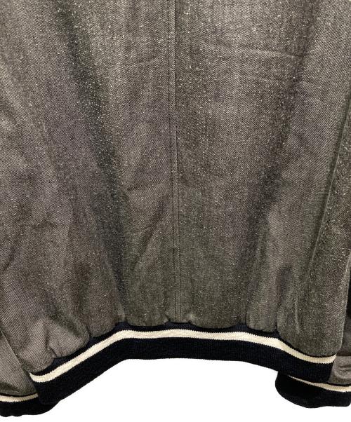 DRIES VAN NOTEN（ドリスヴァンノッテン）DRIES VAN NOTEN (ドリスヴァンノッテン) 01AWウールヘリンボーンブルゾン グレー サイズ:Mの古着・服飾アイテム