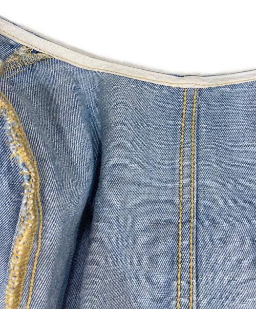 Adam et Rope（アダム エ ロペ）Adam et Rope (アダム エ ロペ) サステナブルデニムブラウス インディゴ サイズ:Fの古着・服飾アイテム