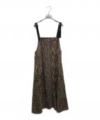 Thousand Mileサウザンドマイル）の古着「キャミソールワンピース」｜ブラック×ブラウン