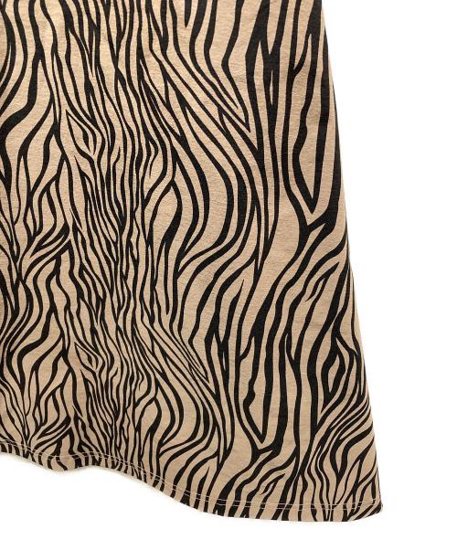 Thousand Mile（サウザンドマイル）Thousand Mile (サウザンドマイル) キャミソールワンピース ブラック×ブラウン サイズ:記載無しの為実寸参照の古着・服飾アイテム