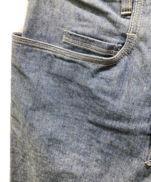i+mu（イム）i+mu (イム) ワイドデニムパンツ インディゴ サイズ:40の古着・服飾アイテム