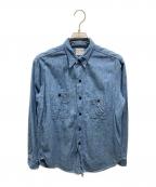 BIG YANK×WAREHOUSEビッグヤンク×ウエアハウス）の古着「シャンブレーシャツ」｜ブルー