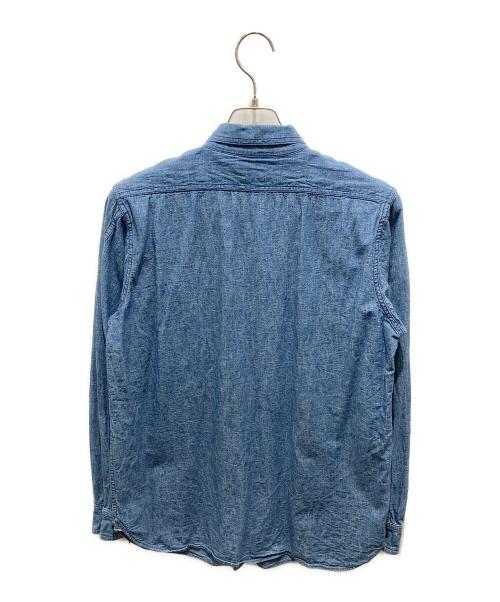BIG YANK（ビッグヤンク）BIG YANK (ビッグヤンク) WAREHOUSE (ウエアハウス) シャンブレーシャツ ブルー サイズ:15の古着・服飾アイテム
