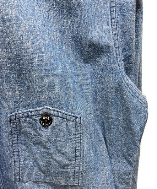 BIG YANK（ビッグヤンク）BIG YANK (ビッグヤンク) WAREHOUSE (ウエアハウス) シャンブレーシャツ ブルー サイズ:15の古着・服飾アイテム