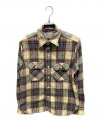 WAREHOUSEウエアハウス）の古着「ネルシャツ」｜グリーン