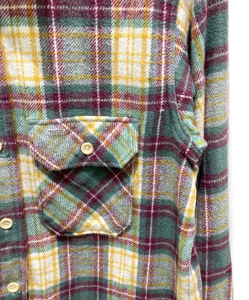 WAREHOUSE（ウエアハウス）WAREHOUSE (ウエアハウス) ネルシャツ グリーン サイズ:16 -161/2の古着・服飾アイテム