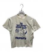 WAREHOUSE×PEANUTSウエアハウス×ピーナッツ）の古着「プリントカットソー」｜ベージュ