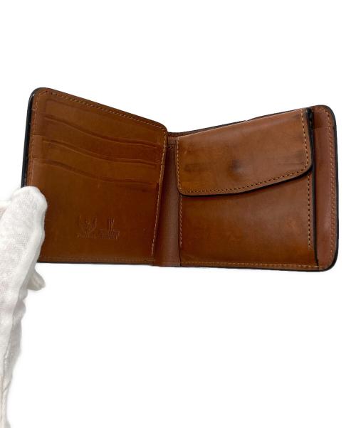 WILDSWANS（ワイルドスワンズ）WILDSWANS (ワイルドスワンズ) WAREHOUSE (ウエアハウス) 2つ折り財布 ブラウンの古着・服飾アイテム