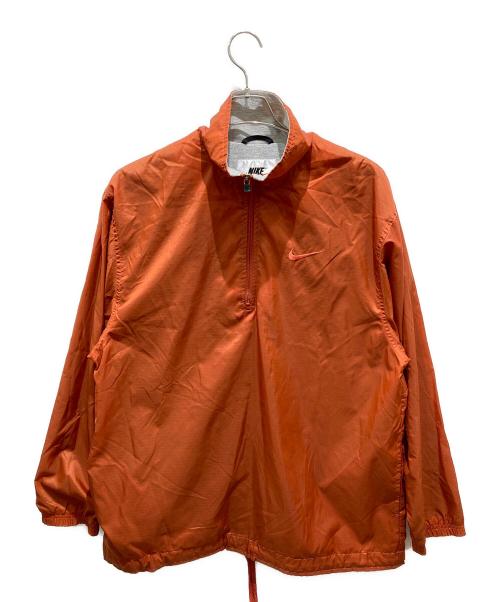 NIKE（ナイキ）NIKE (ナイキ) ハーフジップナイロンジャケット オレンジ サイズ:Mの古着・服飾アイテム