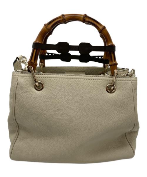 GUCCI（グッチ）GUCCI (グッチ) 2WAYバッグ ホワイトの古着・服飾アイテム