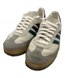 adidas Originals×CLARKS×KITH RONNIE FIEG（アディダスオリジナル×クラークス×キスロニーフィグ）の古着「8th Street Samba Kithmas "Collegiate Green"」｜アイボリー