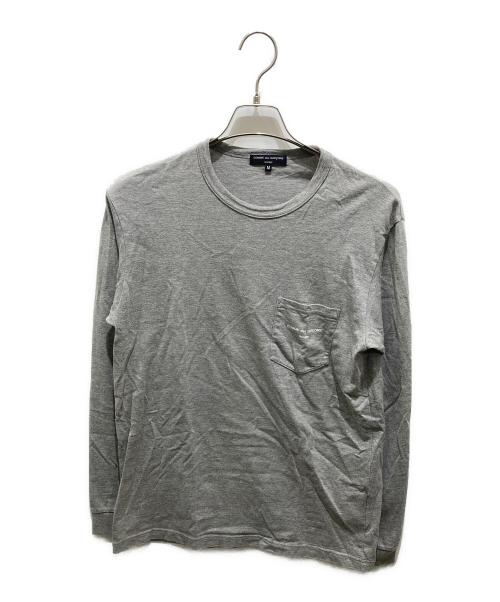COMME des GARCONS HOMME（コムデギャルソン オム）COMME des GARCONS HOMME (コムデギャルソン オム) ロングスリーブカットソー グレー サイズ:Mの古着・服飾アイテム