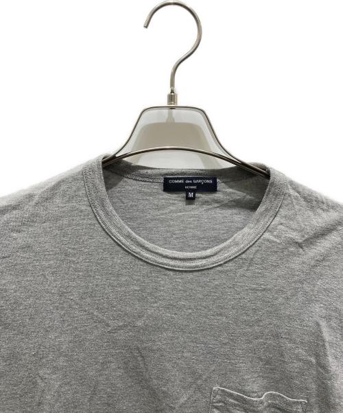 COMME des GARCONS HOMME（コムデギャルソン オム）COMME des GARCONS HOMME (コムデギャルソン オム) ロングスリーブカットソー グレー サイズ:Mの古着・服飾アイテム