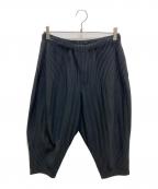 HOMME PLISSE ISSEY MIYAKEオム プリッセ イッセイ ミヤケ）の古着「BASICS PANTS」｜ブラック