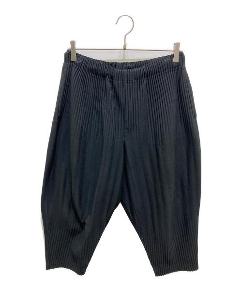 HOMME PLISSE ISSEY MIYAKE（オム プリッセ イッセイ ミヤケ）HOMME PLISSE ISSEY MIYAKE (オム プリッセ イッセイ ミヤケ) BASICS PANTS ブラック サイズ:2の古着・服飾アイテム