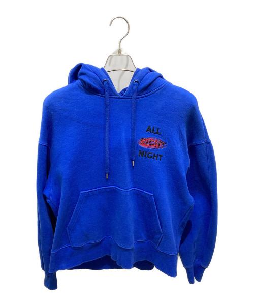 ADER error（アーダーエラー）ADER error (アーダーエラー) ダブルフードパーカー ブルー サイズ:3の古着・服飾アイテム