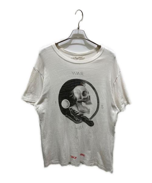 OFFWHITE（オフホワイト）OFFWHITE (オフホワイト) プリントTシャツ ホワイト サイズ:Lの古着・服飾アイテム